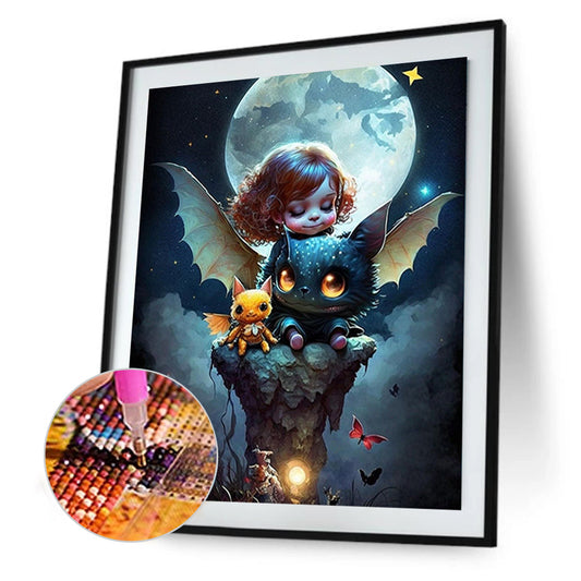 Little Animal Trainer - Full Round Drill Diamond Painting 30*40CM