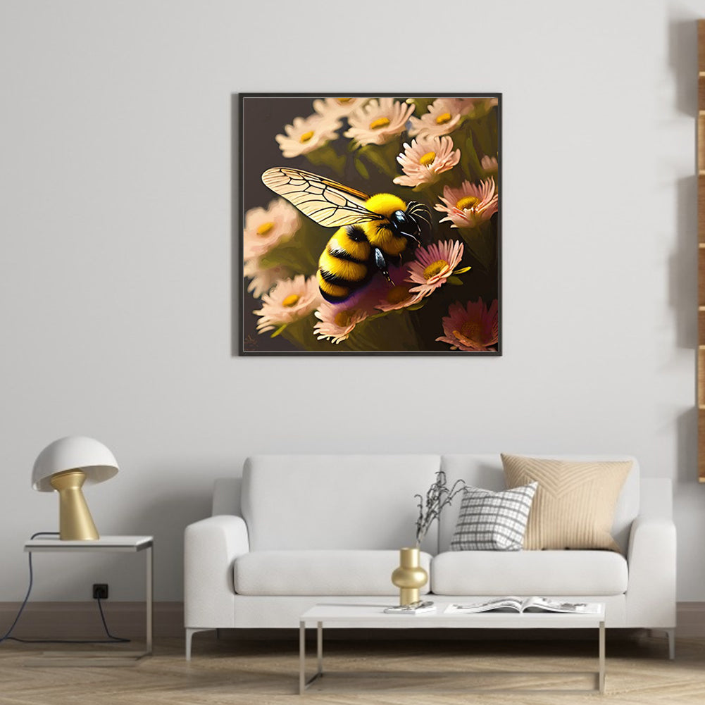 Bee - Full Round Drill Diamond Painting 30*30CM