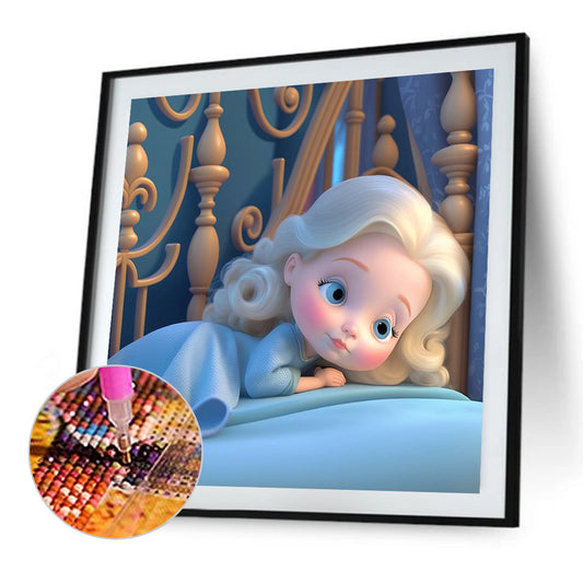 Princess Aisha Cartoon Version - Full Round Drill Diamond Painting 30*30CM
