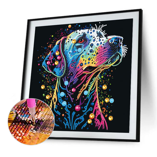 Color Dog - Special Shaped Drill Diamond Painting 30*30CM