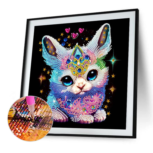 Jeweled Bunny - Special Shaped Drill Diamond Painting 30*30CM