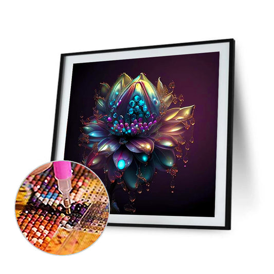Crystal Flower - Full Round Drill Diamond Painting 30*30CM