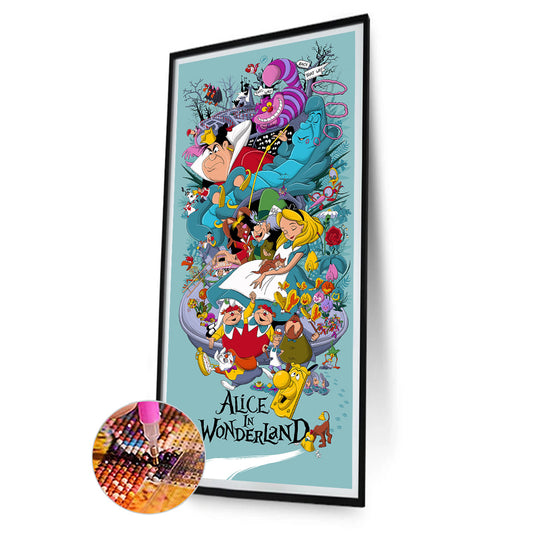 Alice And Her Friends-O630*80cm(canvas) full-round drill diamond painting