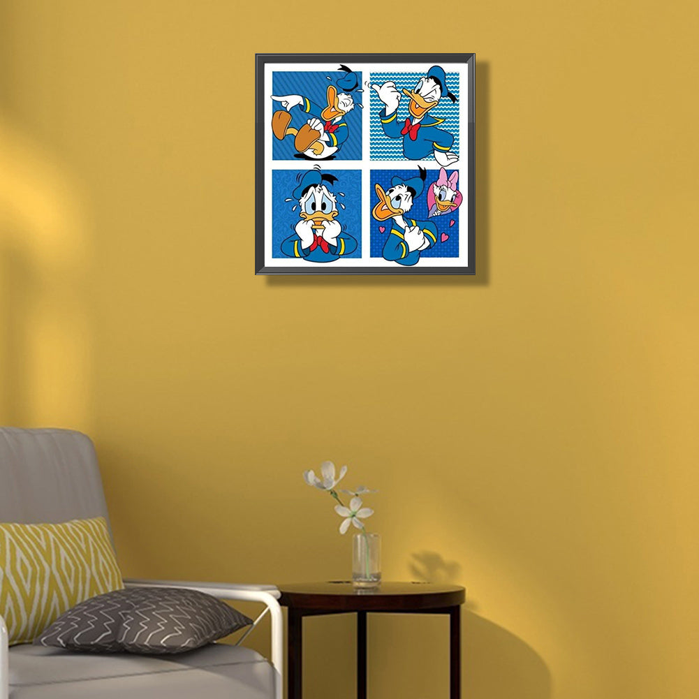 Donald Duck - Full Round Drill Diamond Painting 40*40CM