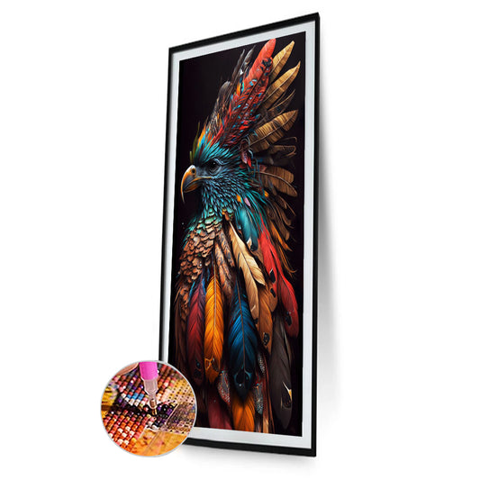 Colorful Owl - Full Square Drill Diamond Painting 40*80CM
