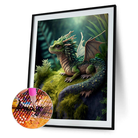Pterosaur 30*40Ccm(canvas) full round drill diamond painting