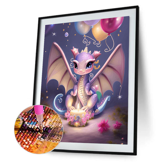 Pterosaur 30*40Ccm(canvas) full round drill diamond painting