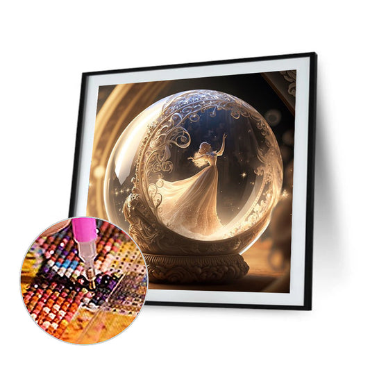 Crystal Ball Princess - Full Square Drill Diamond Painting 40*40CM
