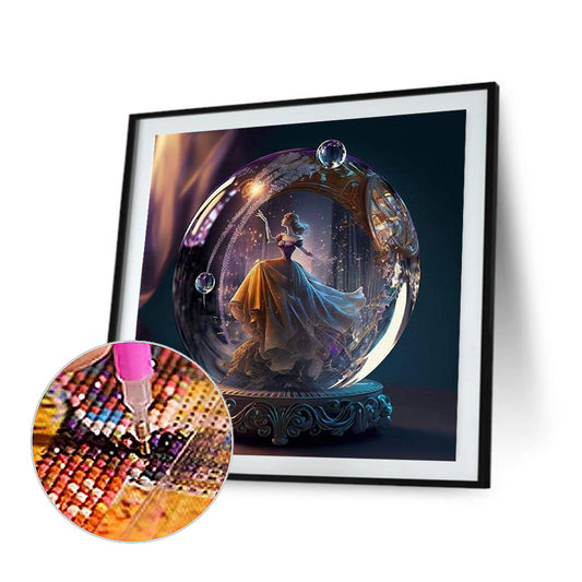 Crystal Ball Princess - Full Square Drill Diamond Painting 40*40CM