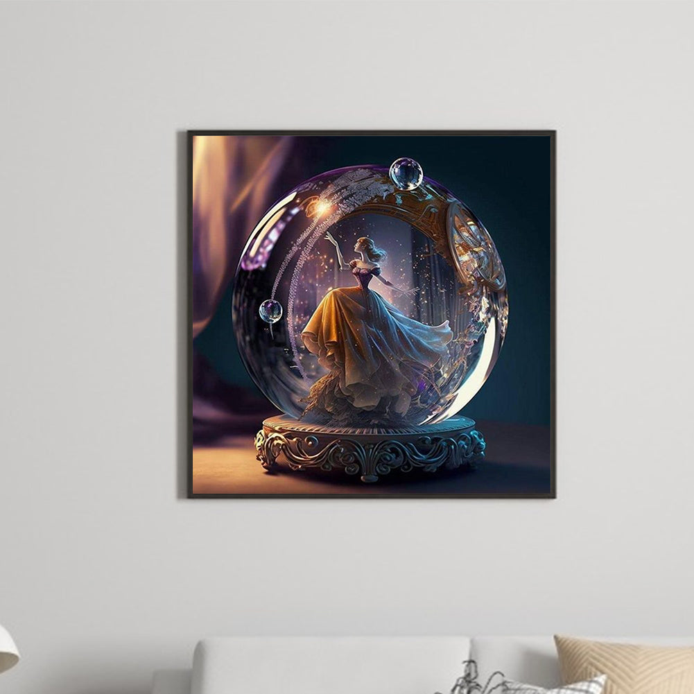 Crystal Ball Princess - Full Square Drill Diamond Painting 40*40CM