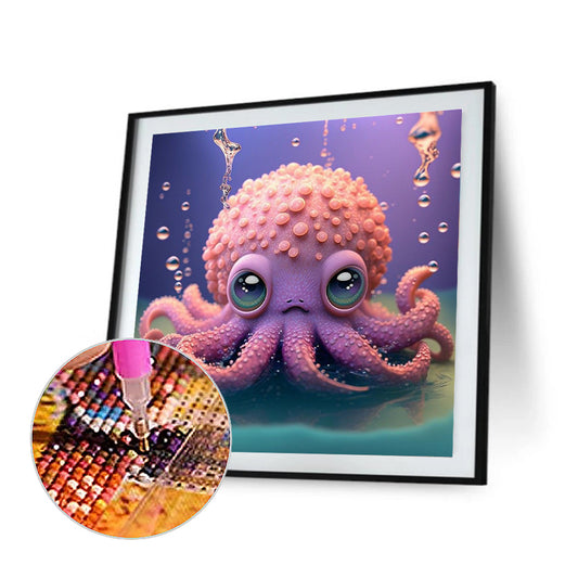 Domineering Little Octopus 30*30Ccm(canvas) full round drill diamond painting