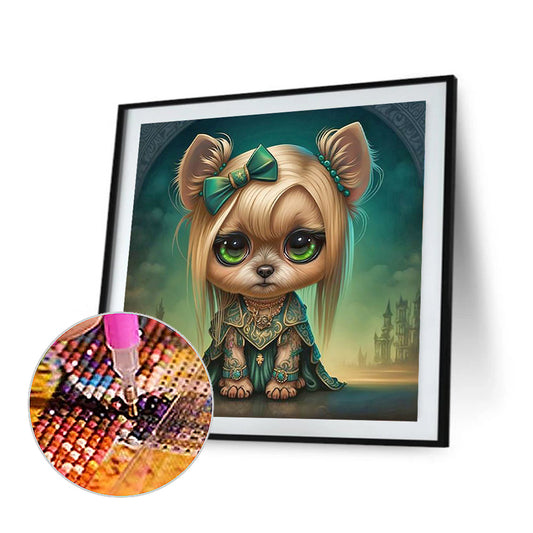 Cute Puppy - Full Round Drill Diamond Painting 30*30CM