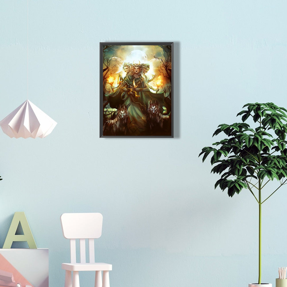 Mana Goddess - Full Round Drill Diamond Painting 30*40CM