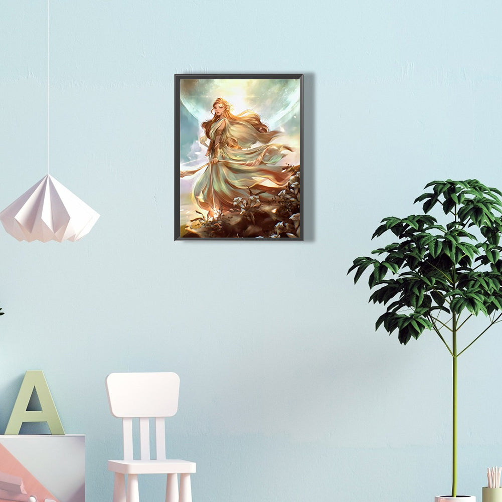 Mana Goddess - Full Round Drill Diamond Painting 30*40CM