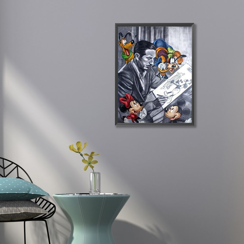 Walt Disney Creation - Full Round Drill Diamond Painting 50*60CM