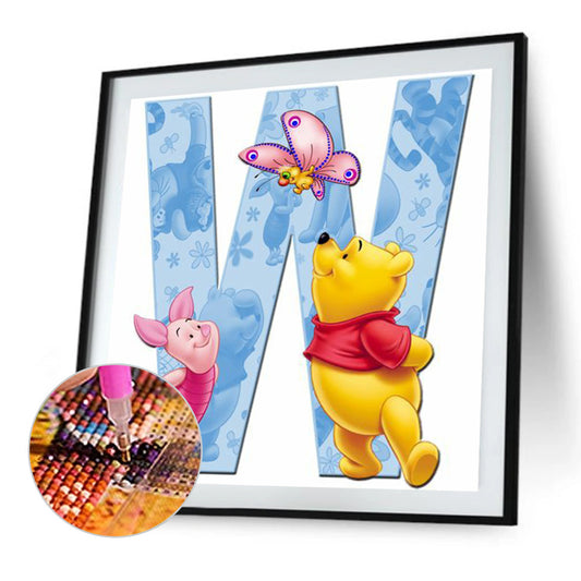 Winnie The Pooh W - Full Round Drill Diamond Painting 50*50CM