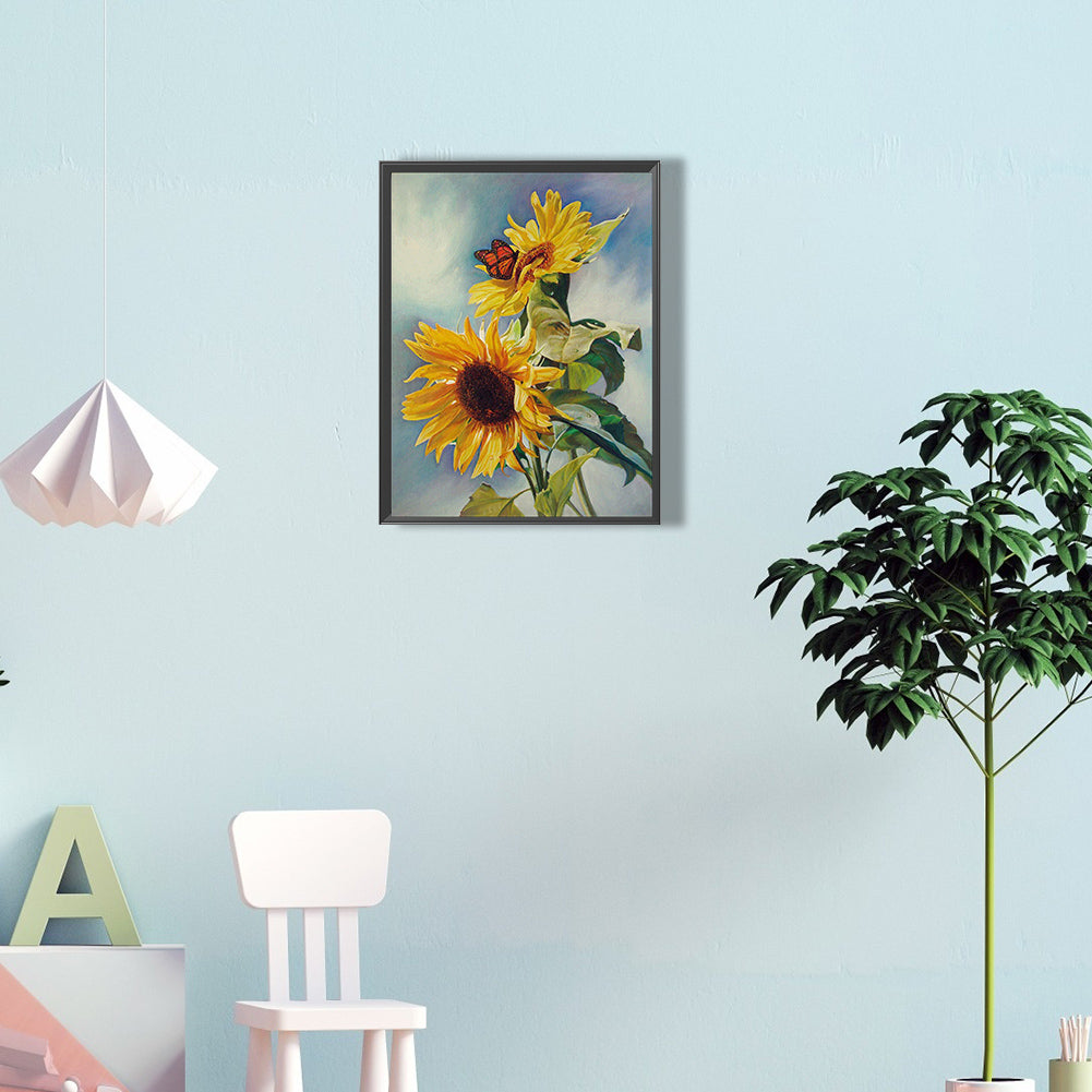 The Flowers - Full Round Drill Diamond Painting 30*40CM