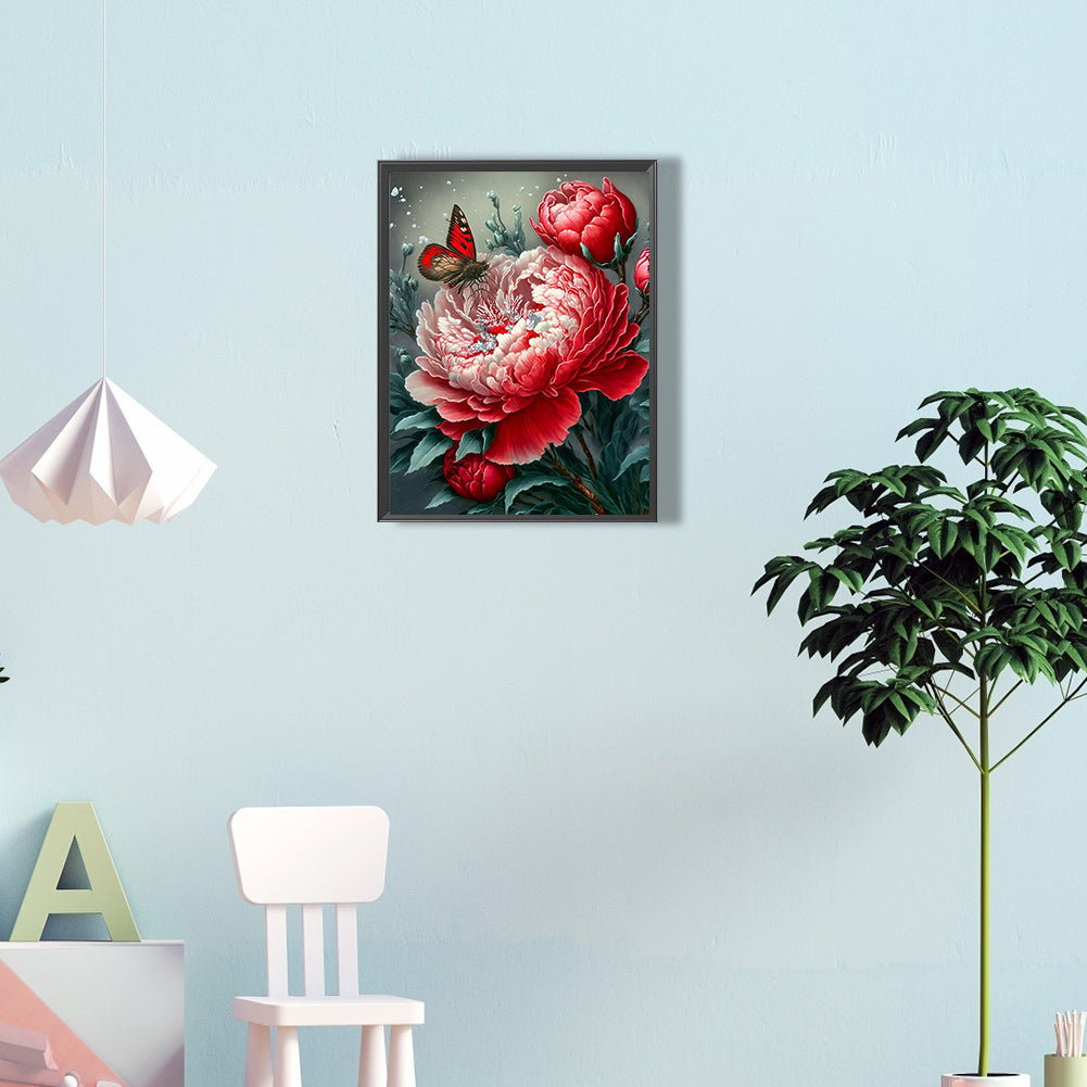 The Flowers - Full Round Drill Diamond Painting 30*40CM