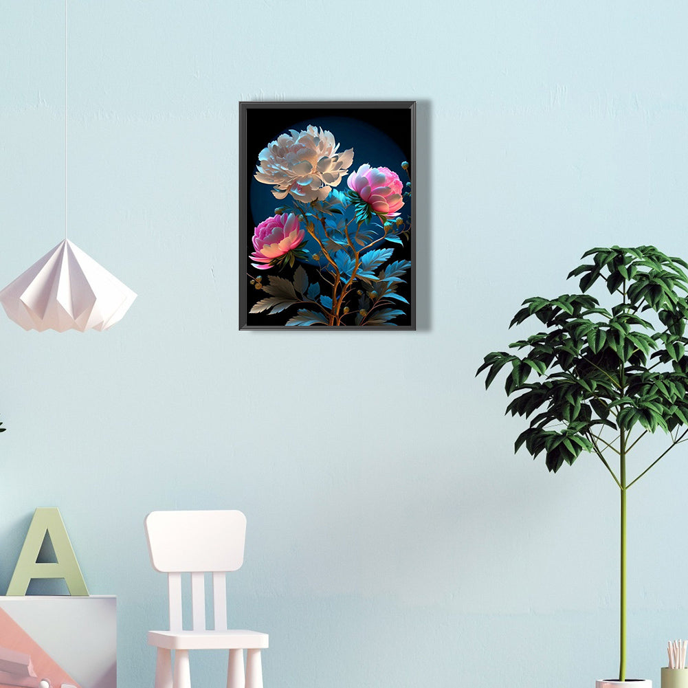 The Flowers - Full Round Drill Diamond Painting 30*40CM