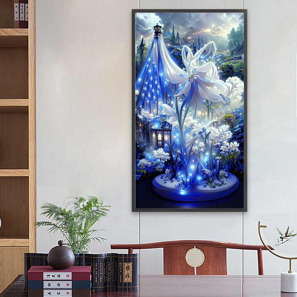 Dream Flower - Full Round Drill Diamond Painting 40*70CM