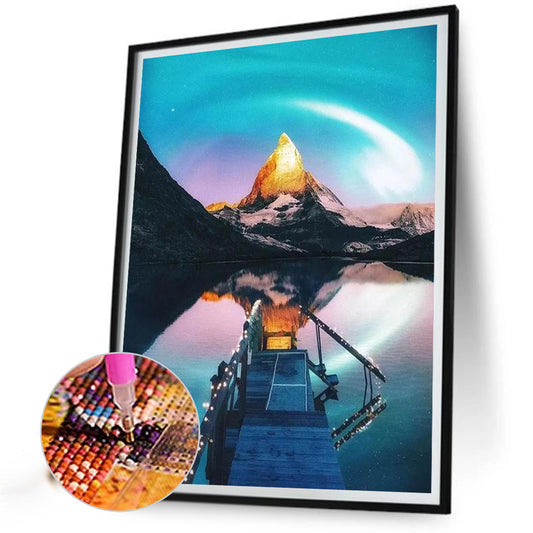 Landscape - Full Round Drill Diamond Painting 30*40CM