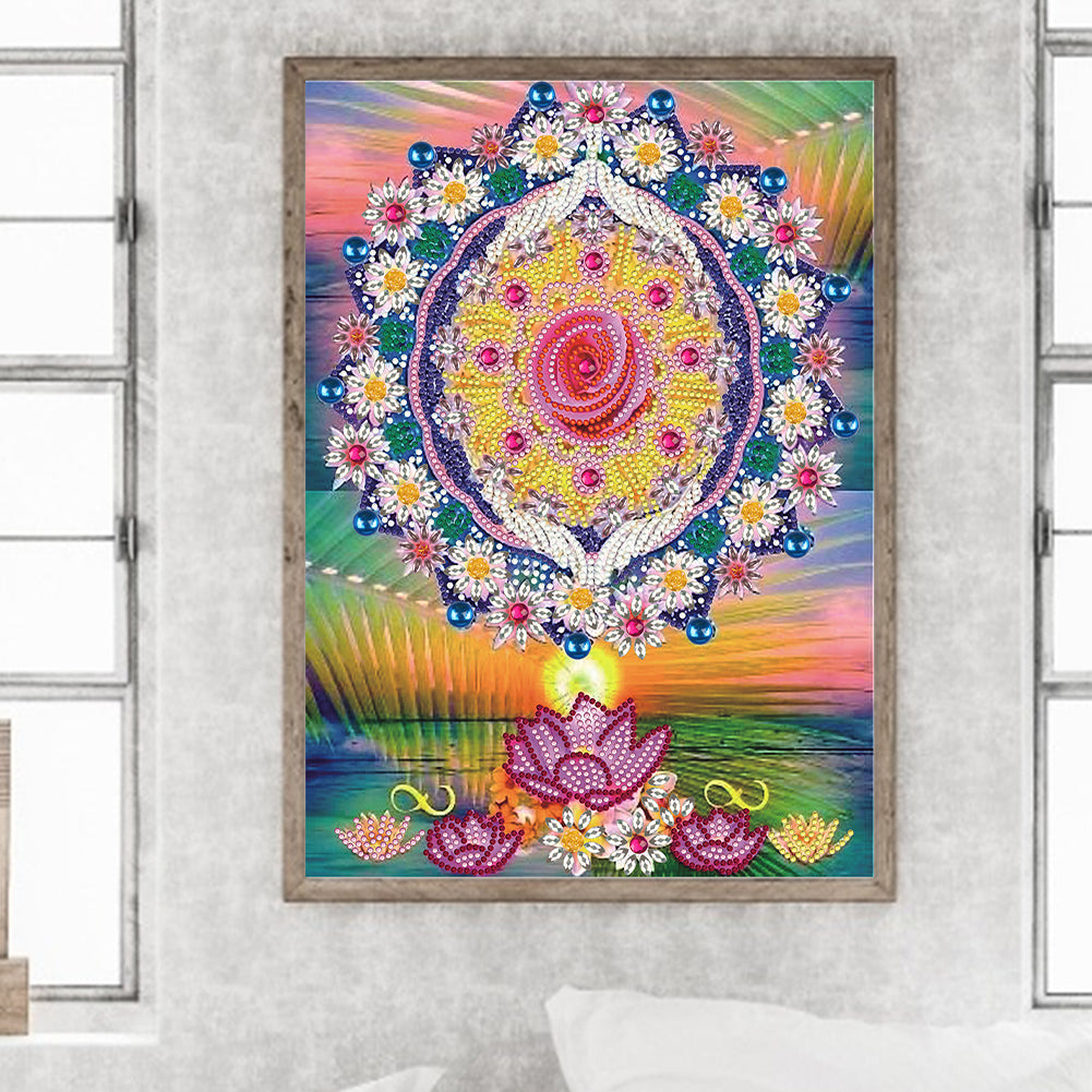 Tianyi Mandala - Special Shaped Drill Diamond Painting 30*40CM