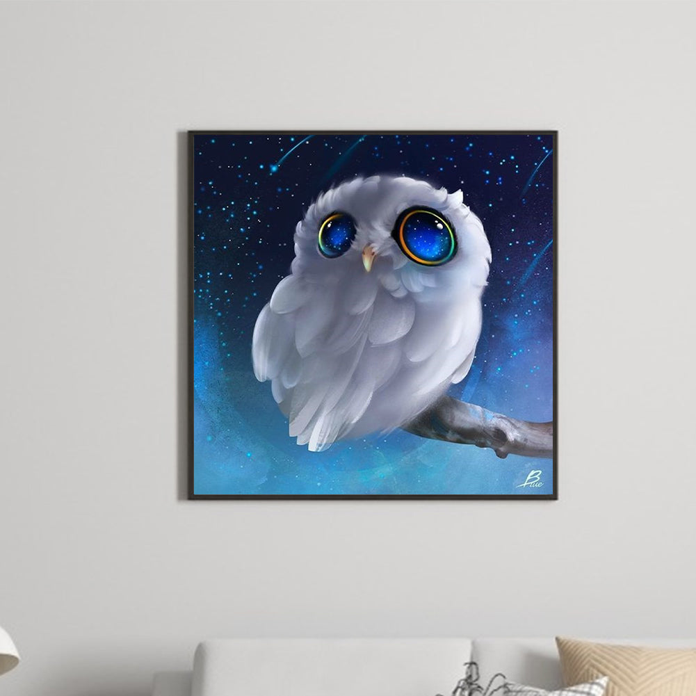 Owl - Full Square Drill Diamond Painting 30*30CM