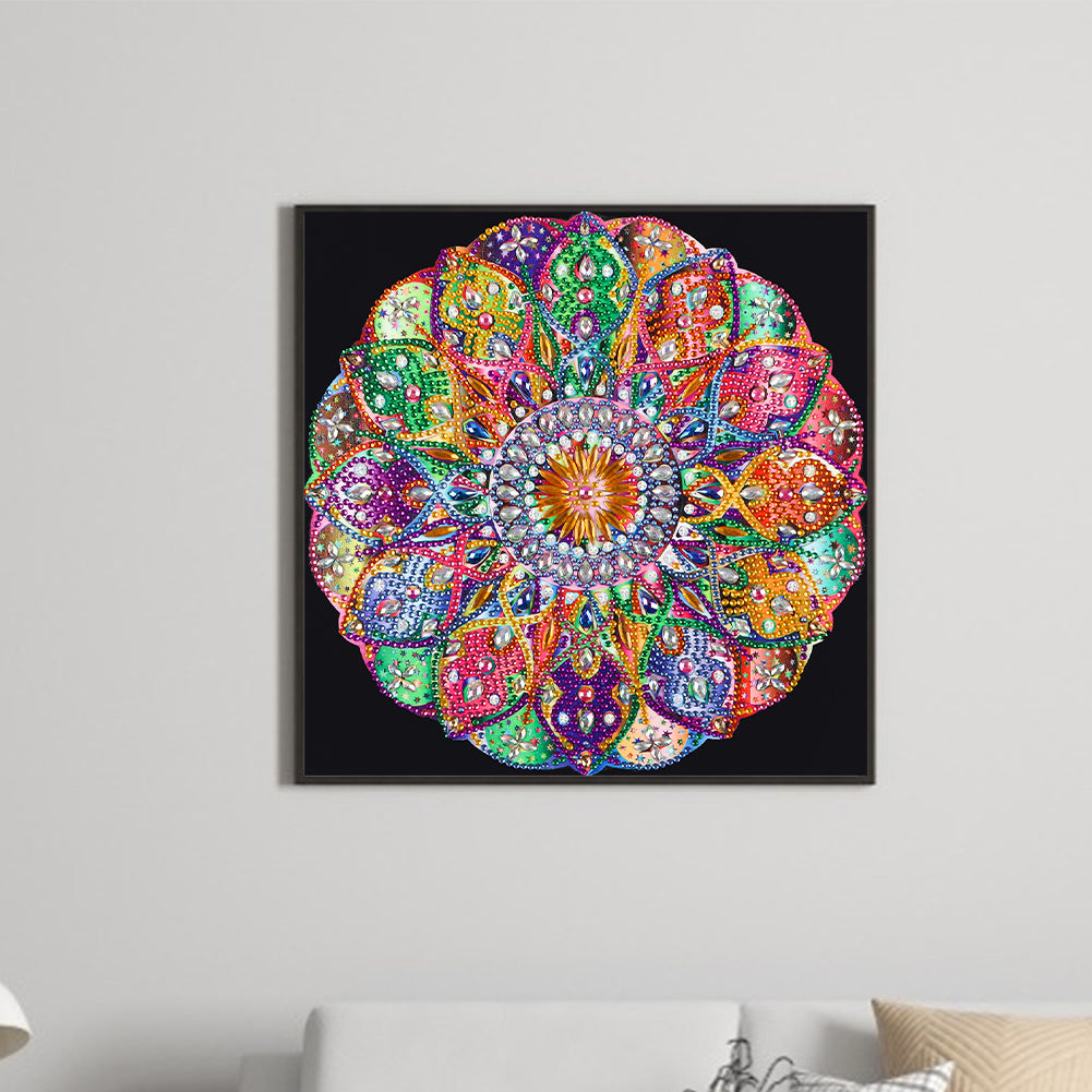 Mandala - Special Shaped Drill Diamond Painting 30*30CM