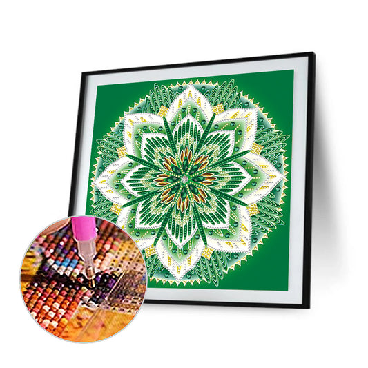 Mandala - Special Shaped Drill Diamond Painting 30*30CM