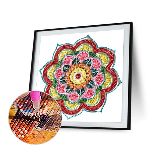 Mandala - Special Shaped Drill Diamond Painting 30*30CM