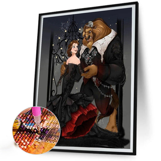 Disney Princess And Prince - Full Round Drill Diamond Painting 30*40CM