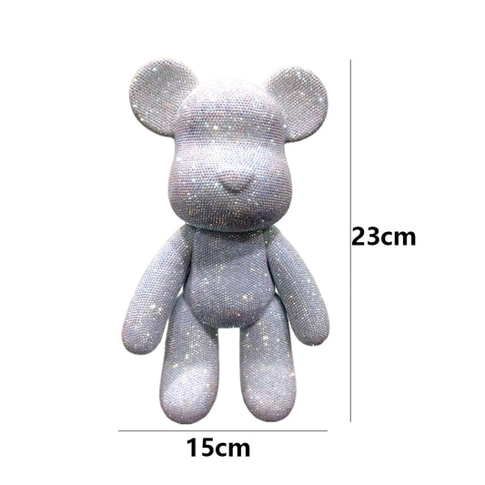DIY Crystal Rhinestone Embroidery Cross Stitch Cute 5D Diamond Art Bear Set