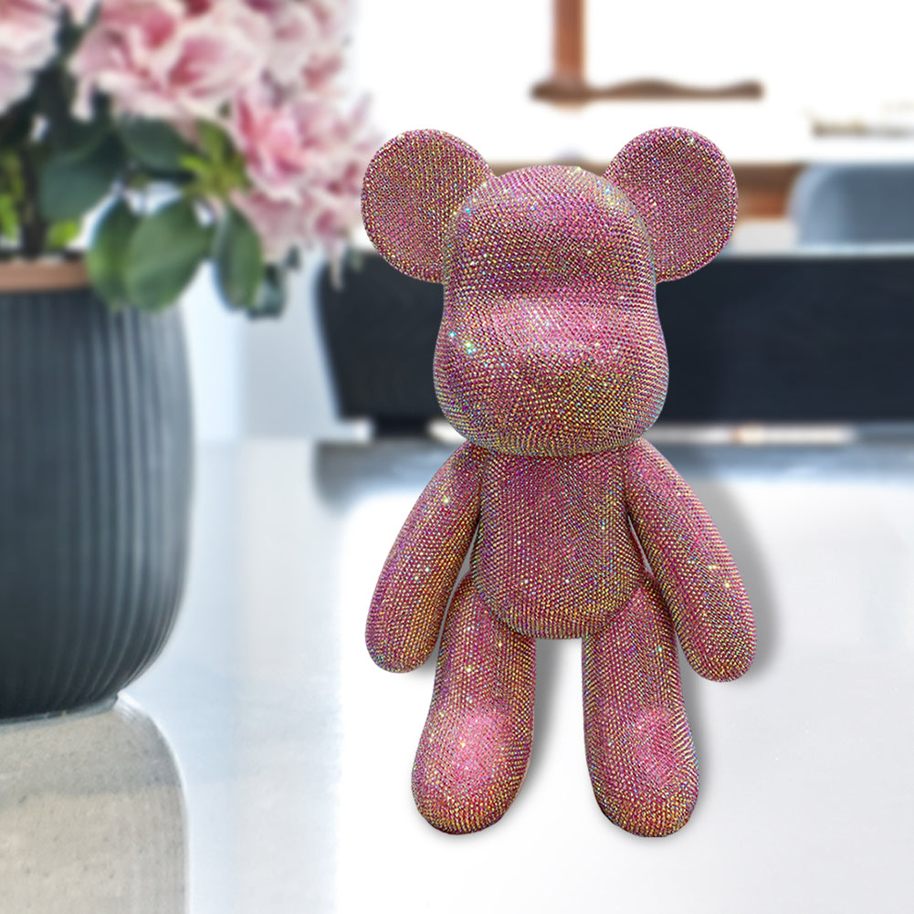 DIY Crystal Rhinestone Embroidery Cross Stitch Cute 5D Diamond Art Bear Set