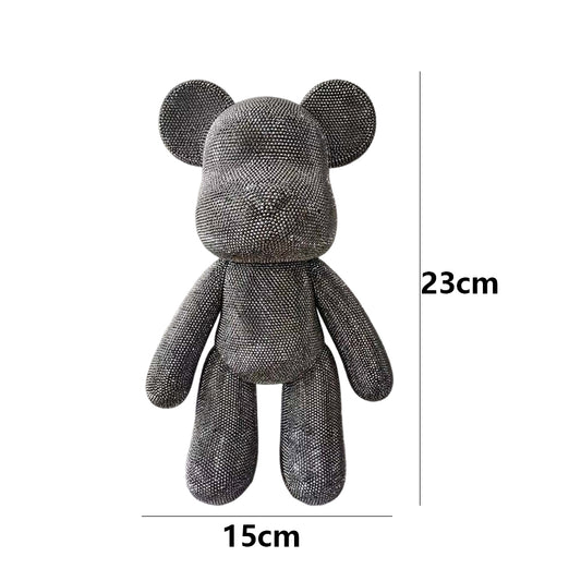 DIY Crystal Rhinestone Embroidery Cross Stitch Cute 5D Diamond Art Bear Set