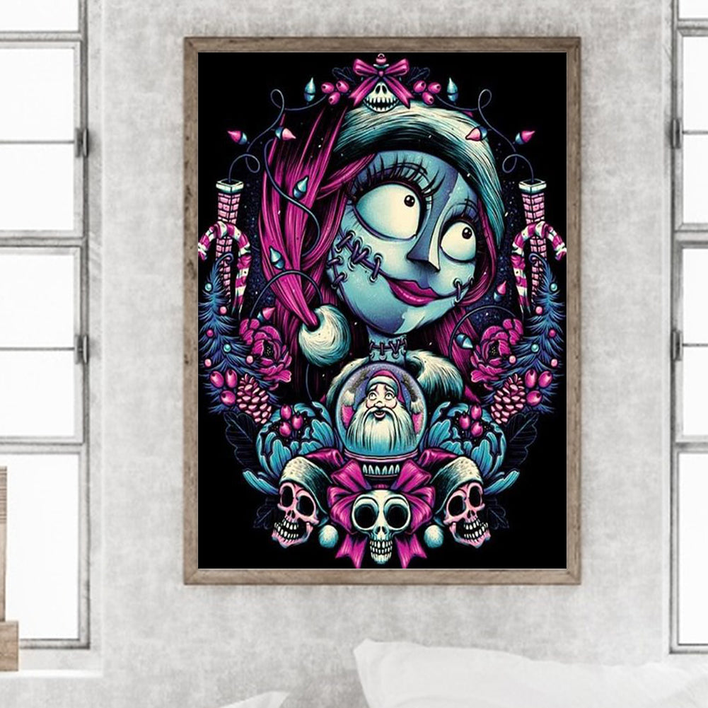 Corpse Bride And Skull - Full Square Drill Diamond Painting 40*50CM