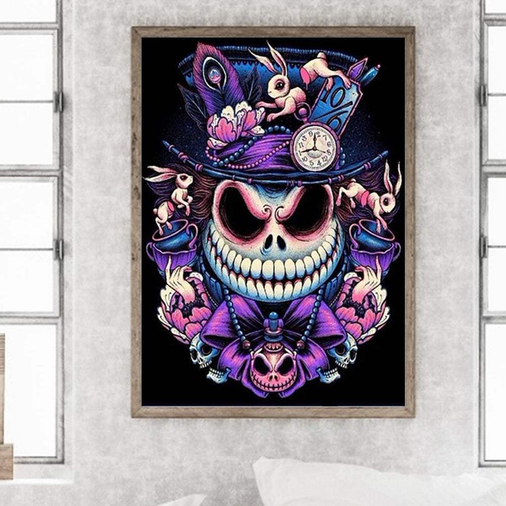 Corpse Bride And Skull - Full Square Drill Diamond Painting 40*50CM