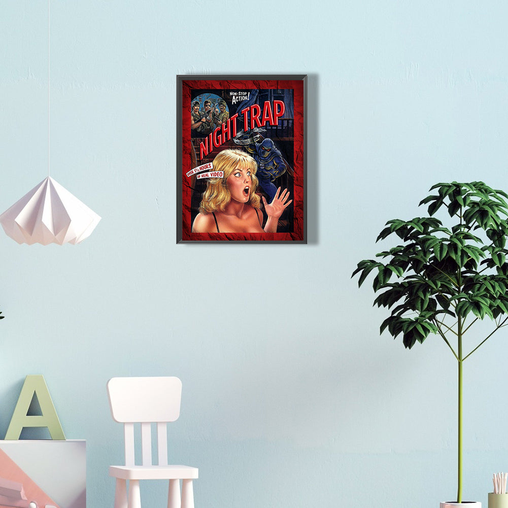 Midnight Trap - Full Round Drill Diamond Painting 30*40CM