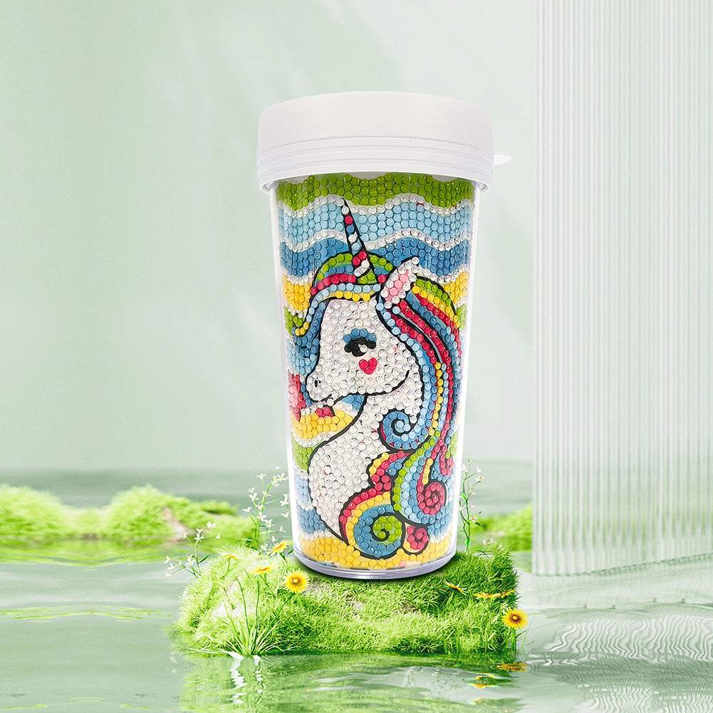 DIY Crystal Diamond Water Bottle Leak Proof BPA Free for Fitness Sports Outdoors