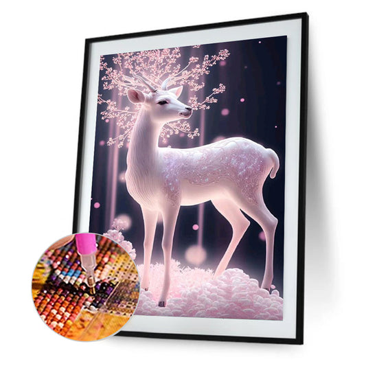 Fantasy Elk - Full Round Drill Diamond Painting 30*40CM