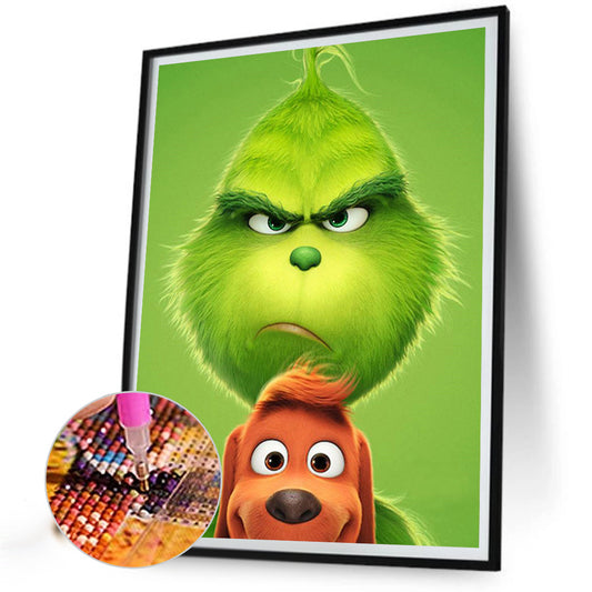 Grinch - Full Square Drill Diamond Painting 50*60CM