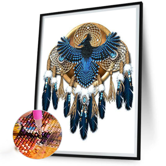 Native American Dreamcatcher - Full Round Drill Diamond Painting 30*40CM