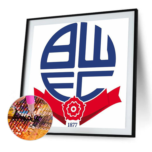 Bolton Football Club - Full Round Drill Diamond Painting 30*30CM