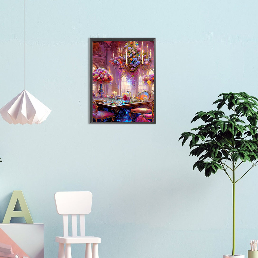 European And American Classical Furniture - Full Round Drill Diamond Painting 30*40CM