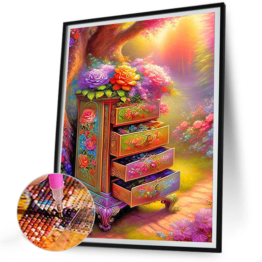 European And American Classical Furniture - Full Round Drill Diamond Painting 30*40CM