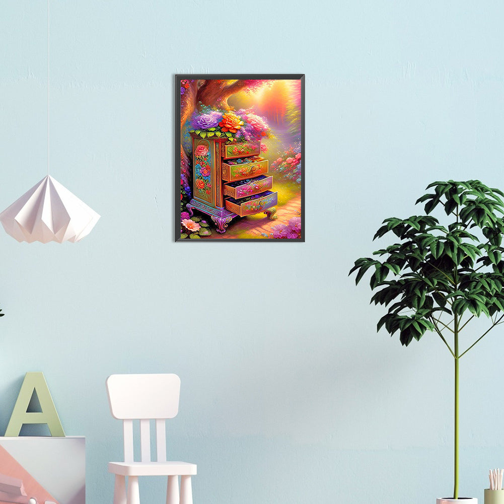 European And American Classical Furniture - Full Round Drill Diamond Painting 30*40CM