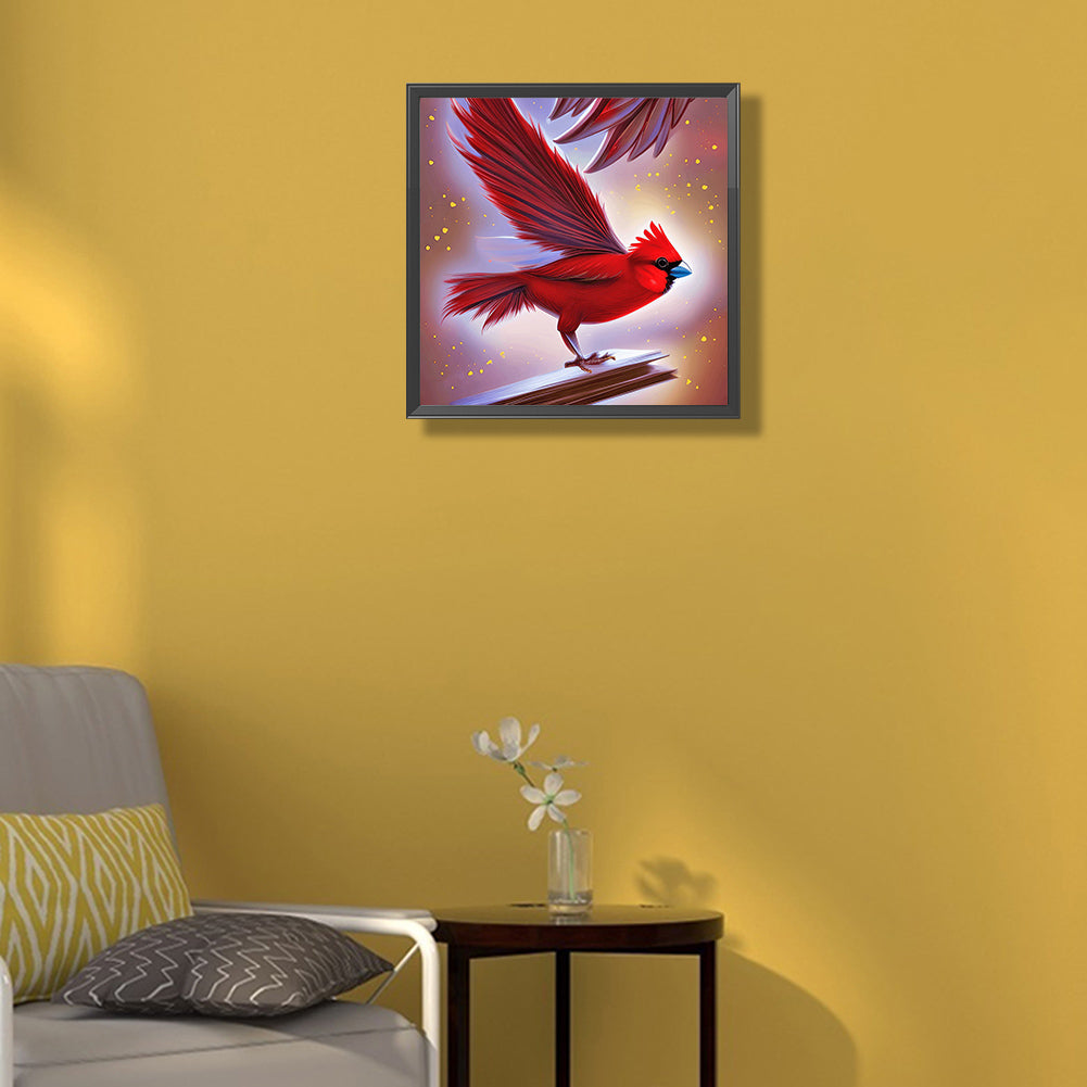 Cardinal - Full Round Drill Diamond Painting 30*30CM