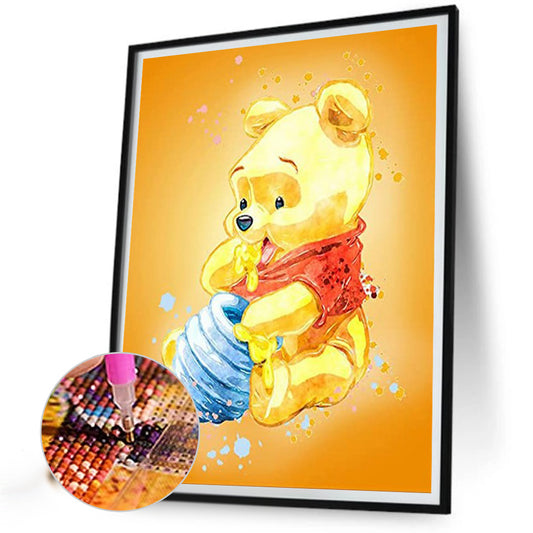 Winnie The Pooh - Full Round Drill Diamond Painting 30*40CM