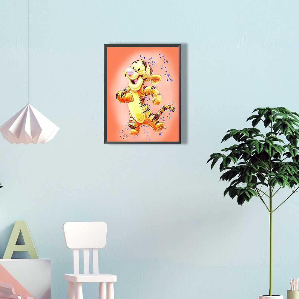 Tigger - Full Round Drill Diamond Painting 30*40CM