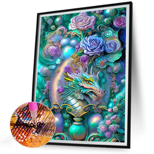Dragon - Full Round Drill Diamond Painting 30*40CM