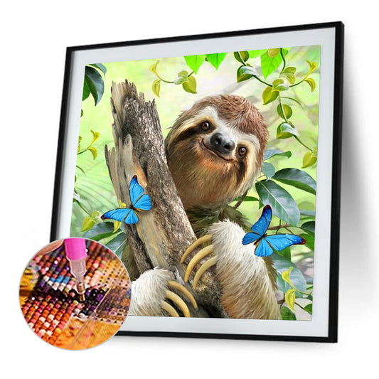 Sloth - Full Round Drill Diamond Painting 30*30CM